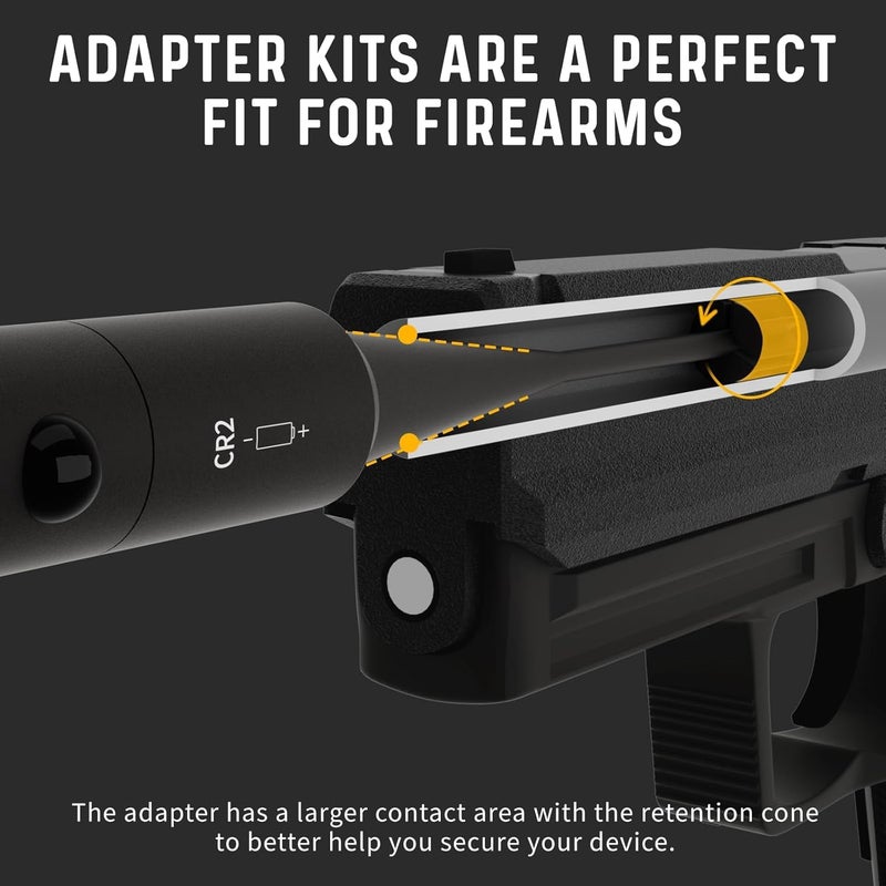 OWLSHOOT Professional Bore Sight Laser Kit: Green/Red Boresighter with 50 Adapters for All Caliber Gun - Easy Sighting for Pistol and Rifle Sighter Perfect Choice for Elite Shooter - Image 4